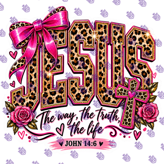 Jesus the way the truth and the life acrylic blank