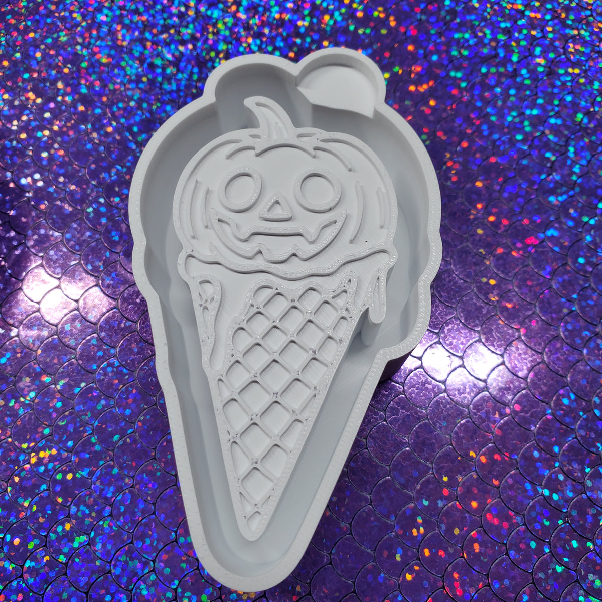 Pumpkin Ice cream freshie mold