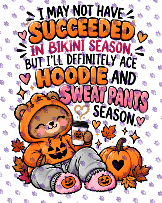 Hoodie and sweatpants acrylic blank