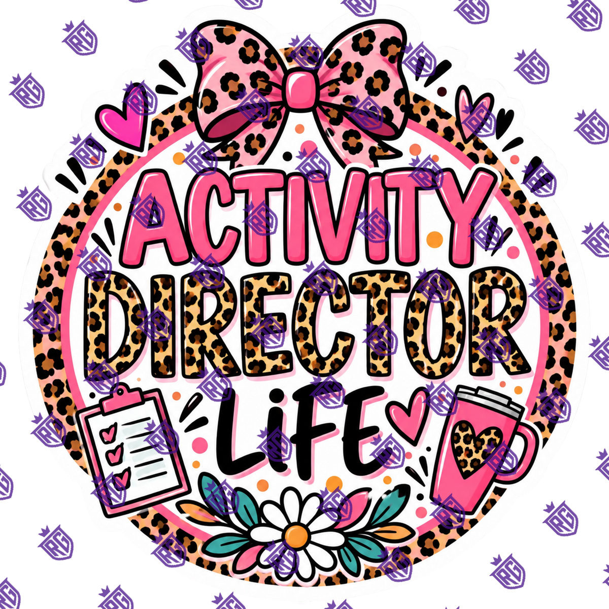 Activity Director Lige acrylic blank