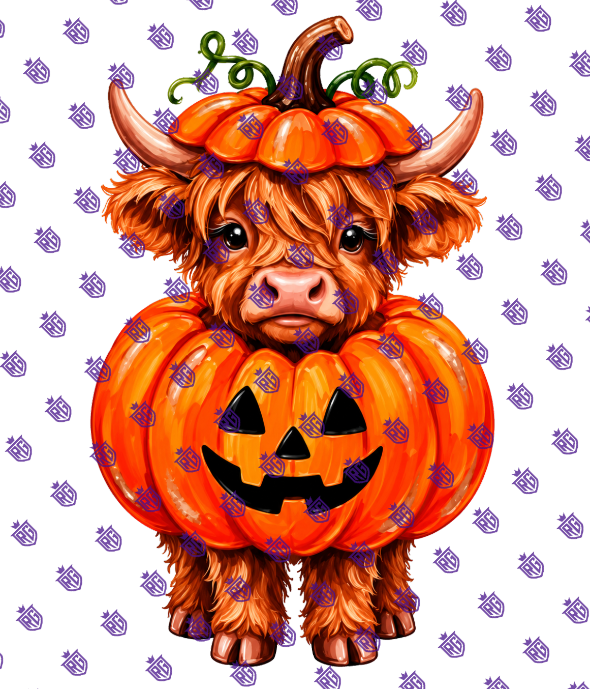 Cow Halloween Acrylic Blank