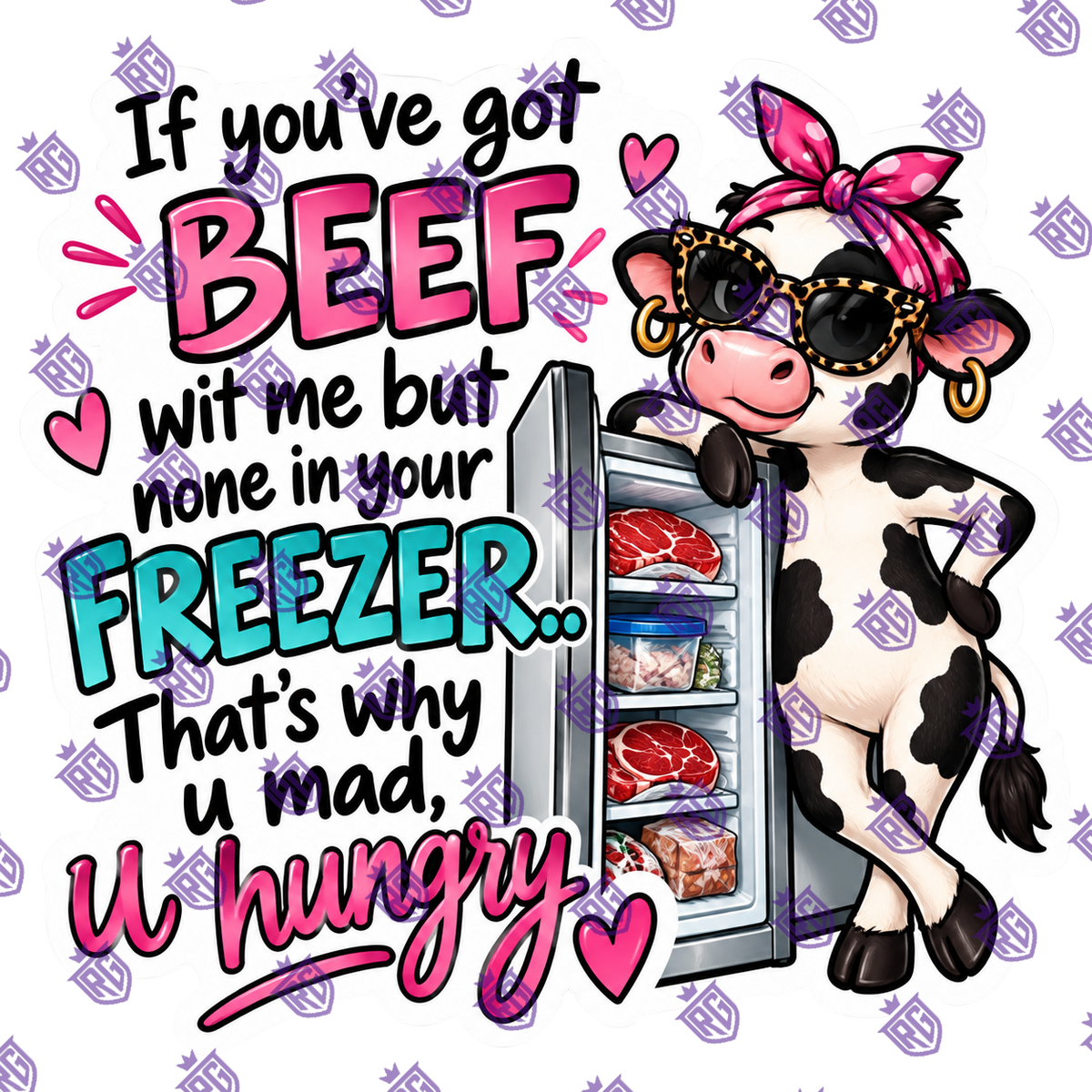 If You Got Beef With Me Acrylic Blank
