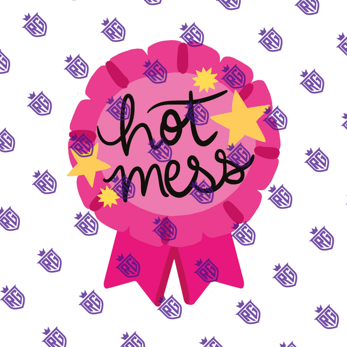 Hot mess award acrylic blank