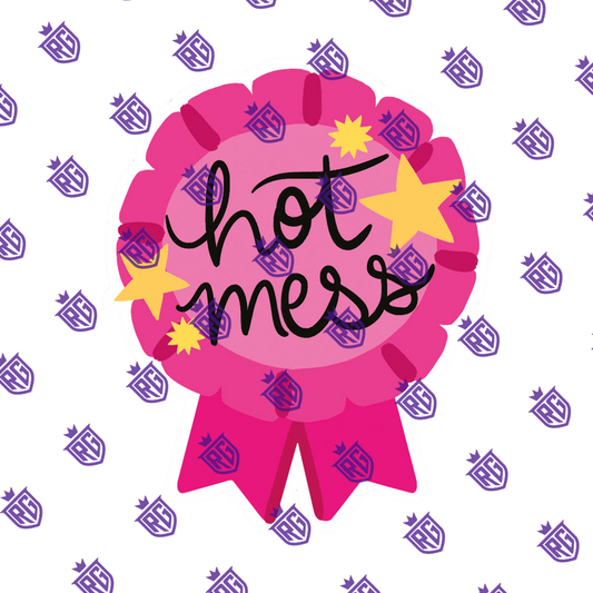 Hot mess award acrylic blank