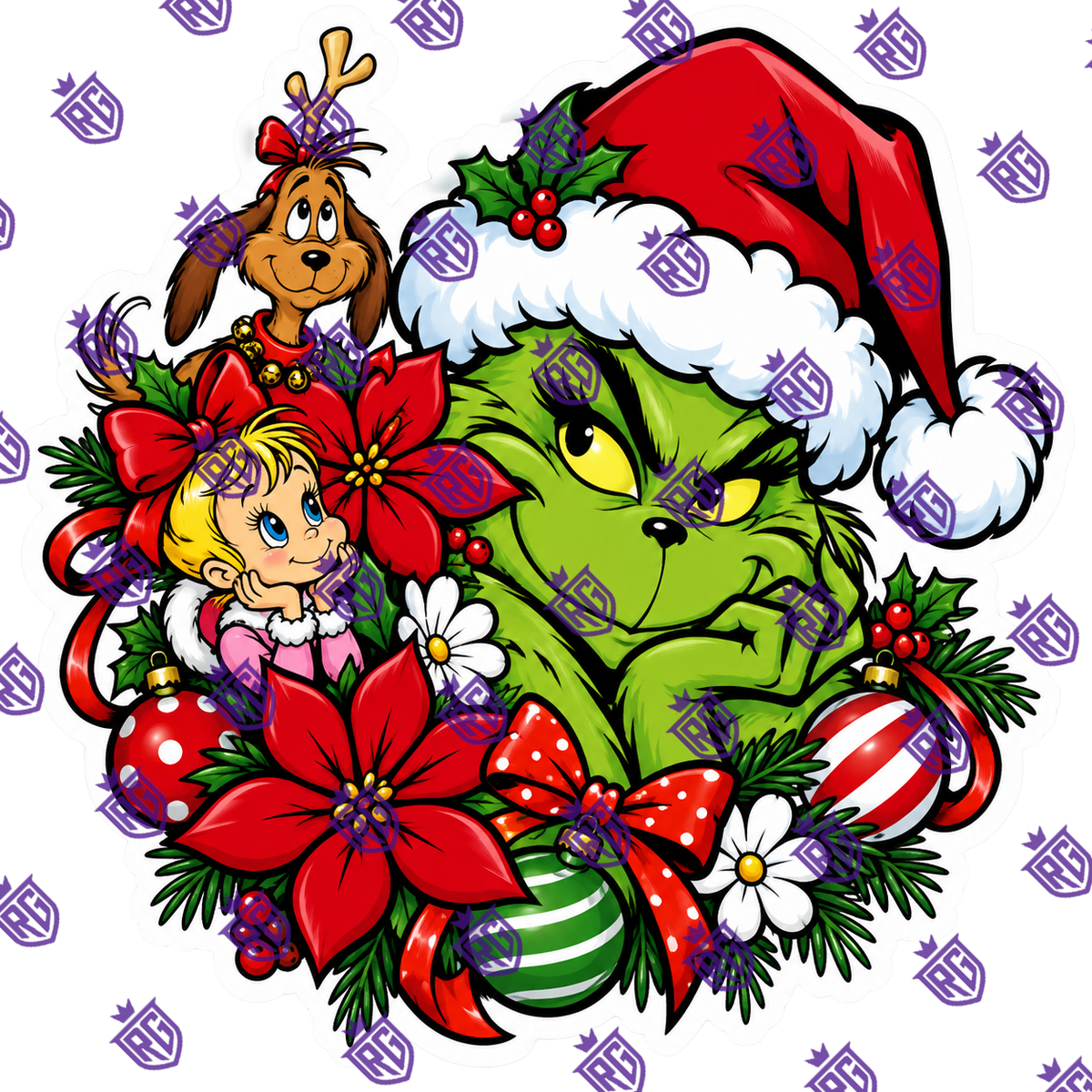 Grinch acrylic blank
