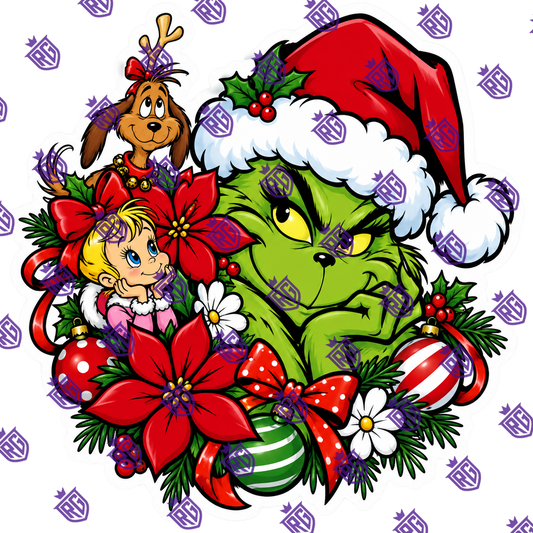 Grinch acrylic blank