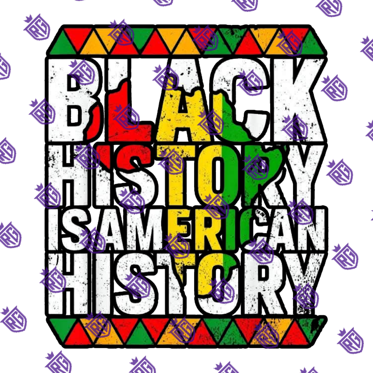 Black History Acrylic Blank With Decals