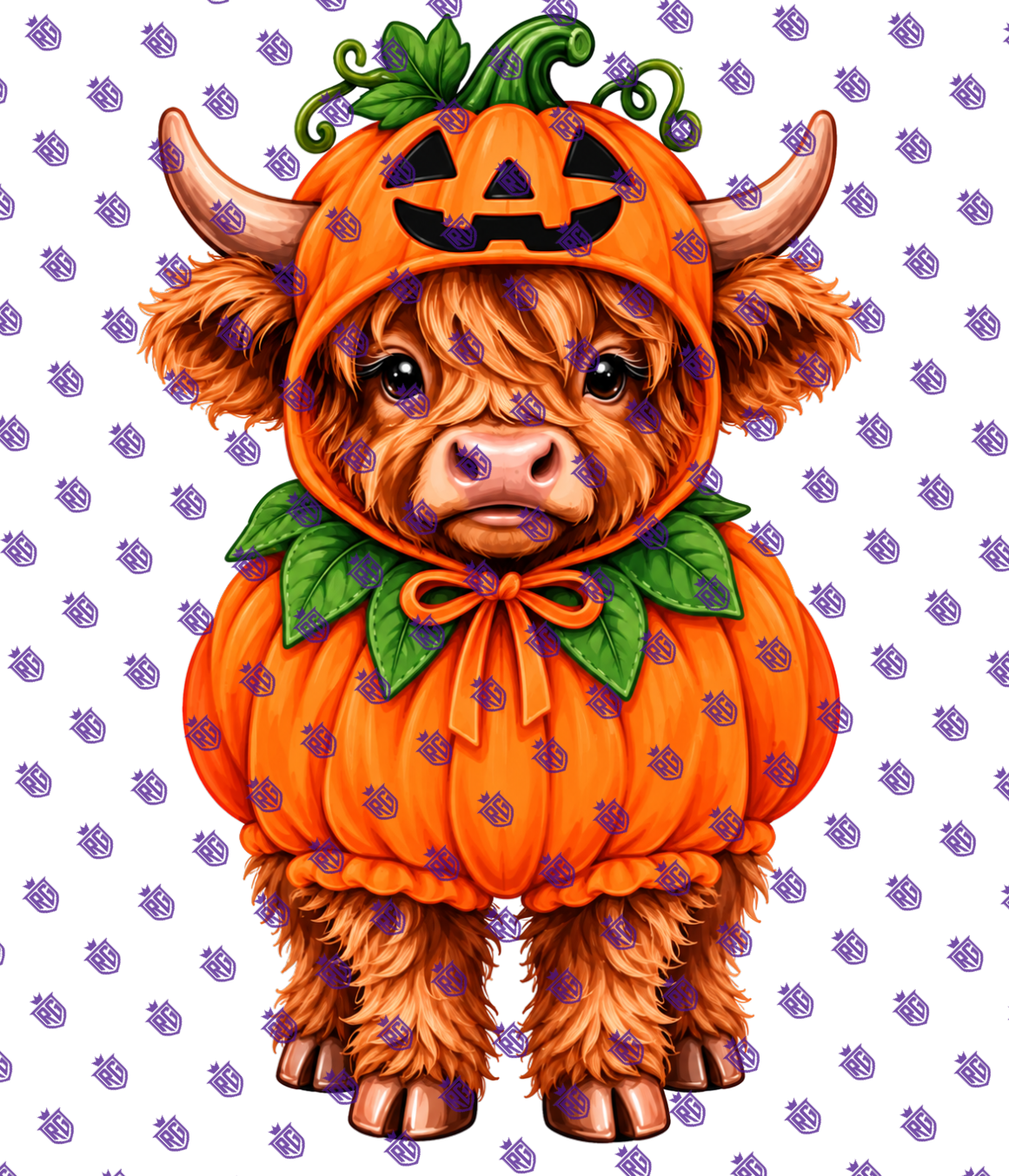 Cow Halloween Acrylic Blank