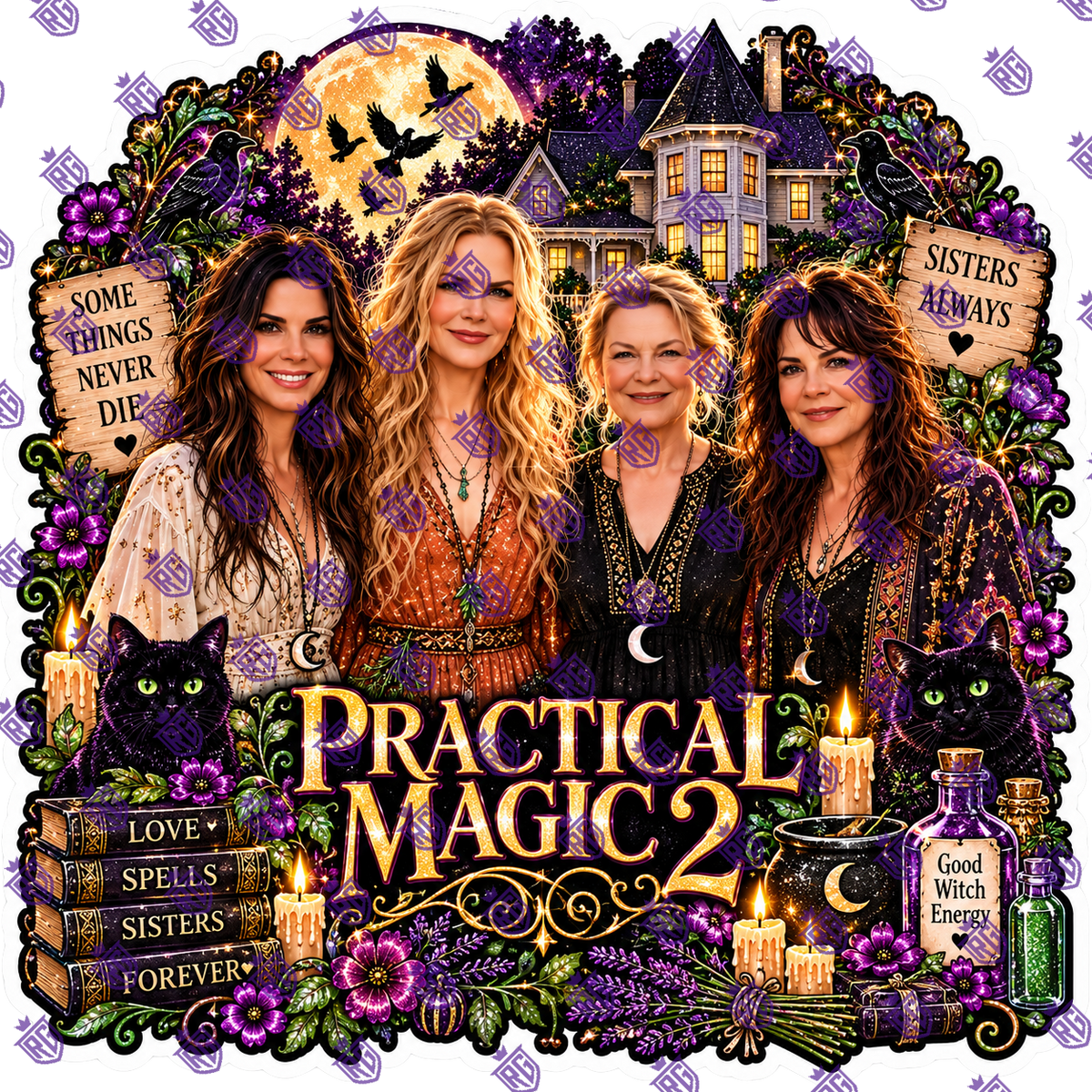 Practical Magic acrylic blank