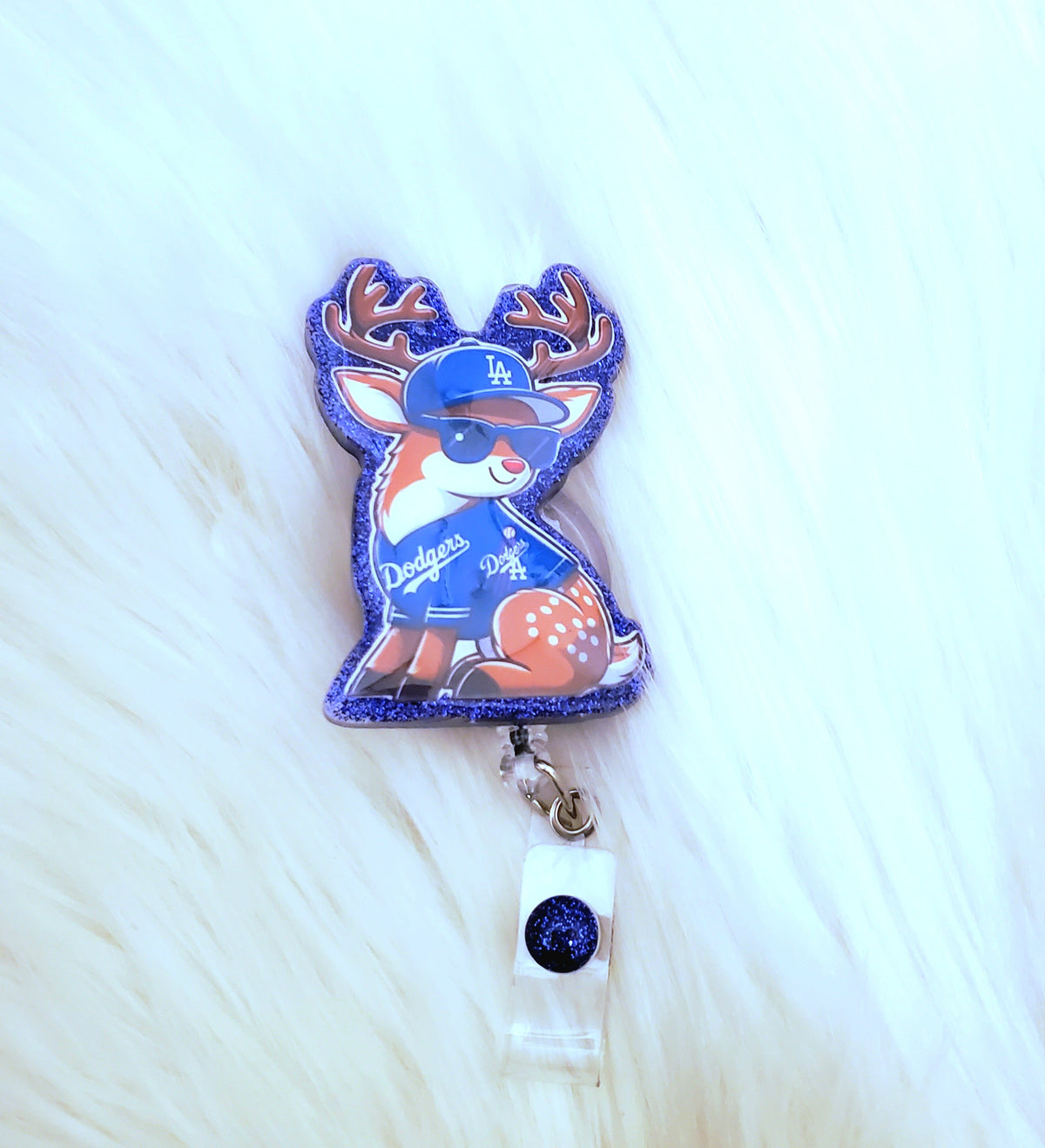 Reindeer LA Badge Reel