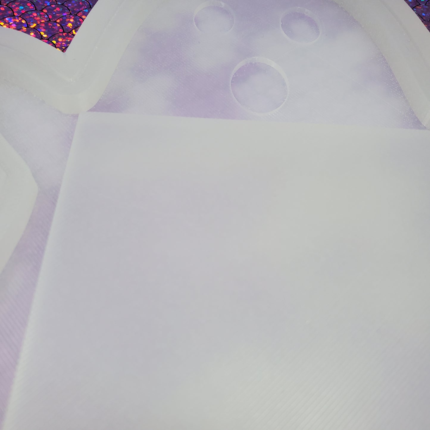 Spooky Ghost Sticky Note Holder Silicone Mold