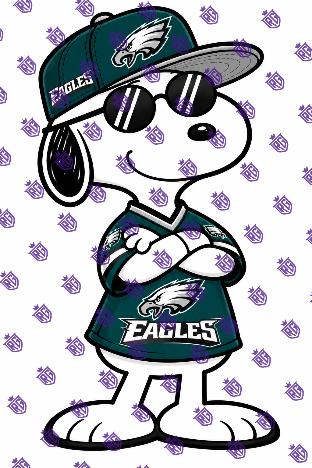 Snoopy Football Acrylic blank