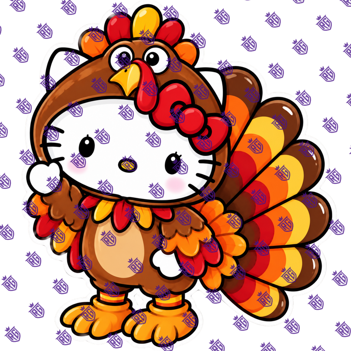 Thanksgiving Turkey acrylic blank