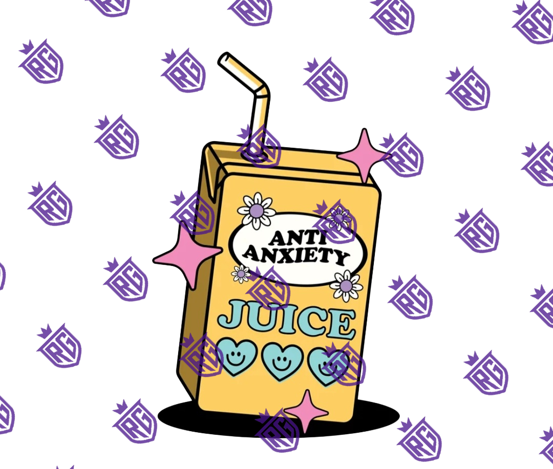 Anti anxiety juice box acrylic blank