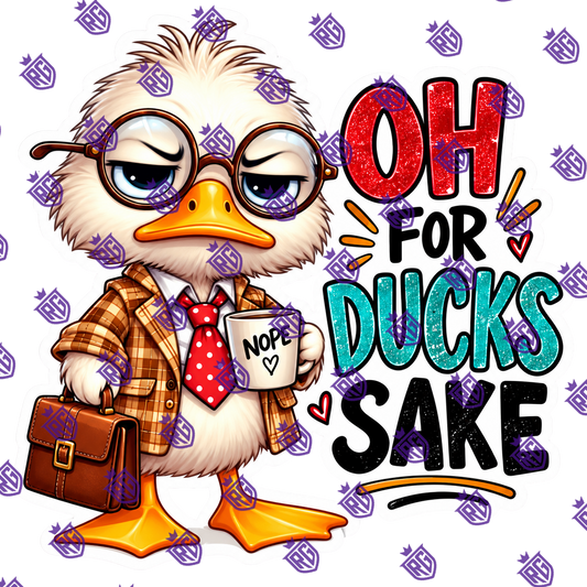 Oh for ducks sake acrylic blank