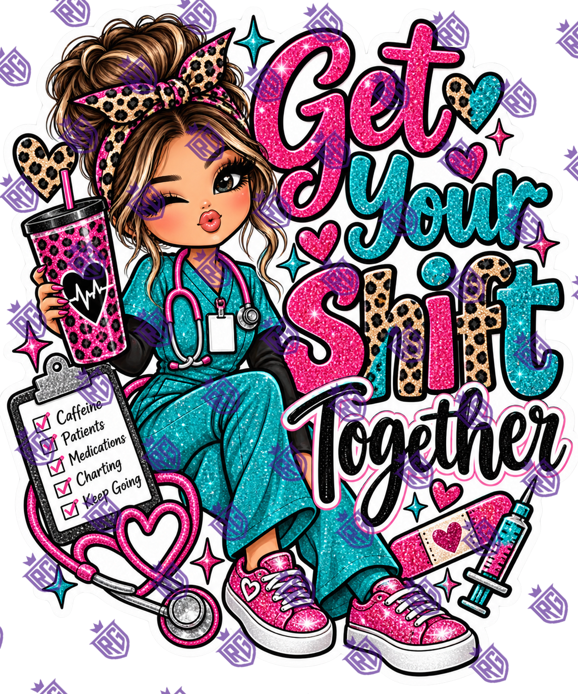 Get Your Shift Together Acrylic blank