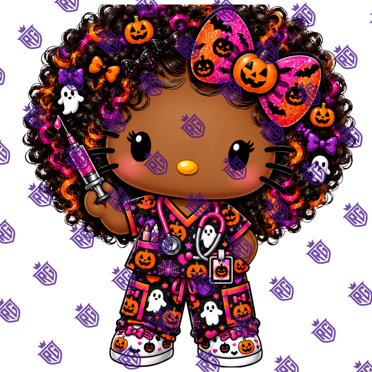 Halloween Nurse Acrylic blank