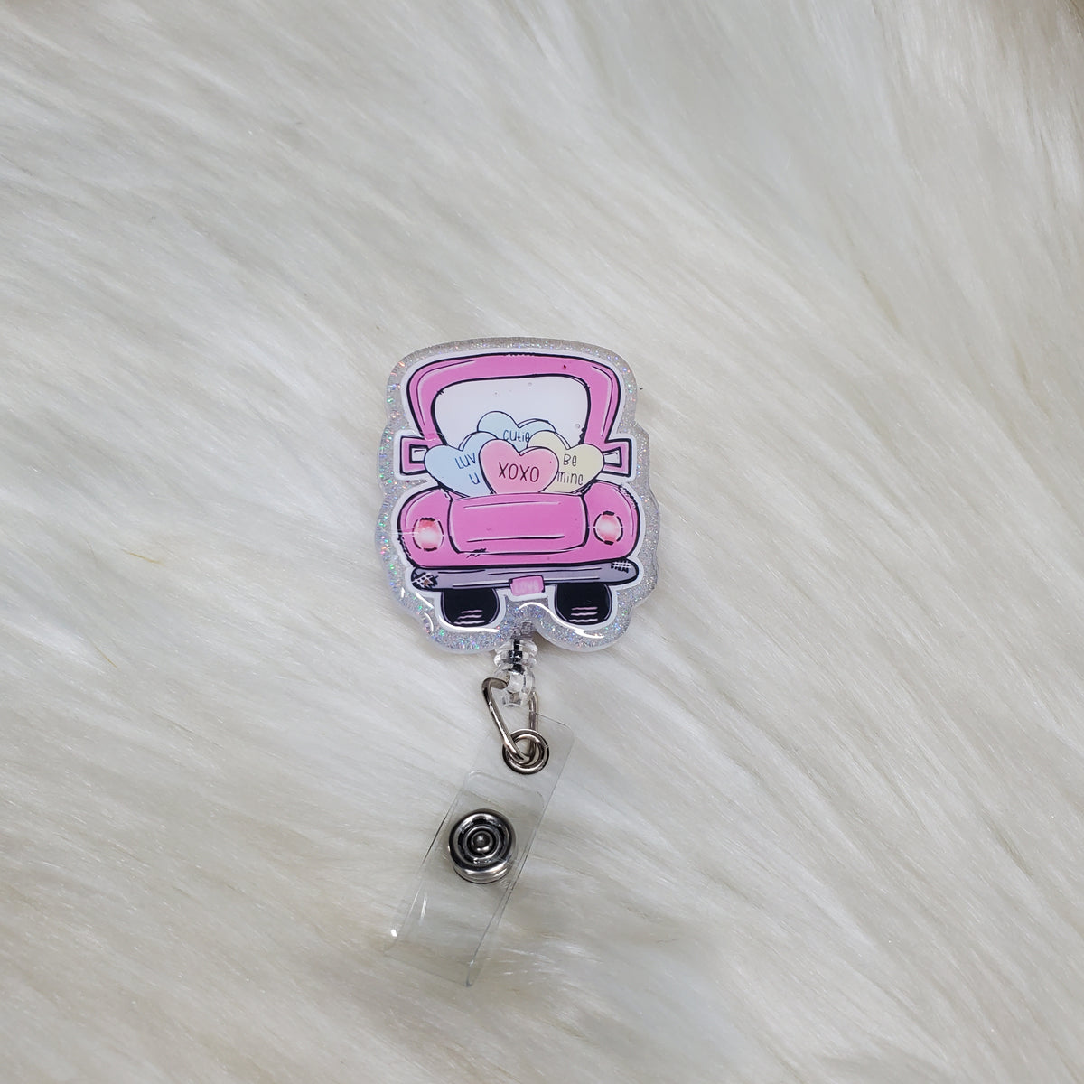Valentines Truck Badge Reel